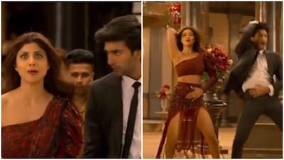 Shilpa Shetty with Meezaan in Chura Ke Dil Mera 2.0. Shilpa Shetty with Meezaan in Chura Ke Dil Mera 2.0.