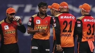 SRH player during IPL match (IPL / Twitter)