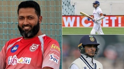 Wasim Jaffer's new tweet on Prithvi Shaw has left the fans in splits (HT Collage)