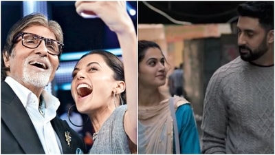 Taapsee Pannu has worked with both Amitabh Bachchan and Abhishek Bachchan. Taapsee Pannu has worked with both Amitabh Bachchan and Abhishek Bachchan.