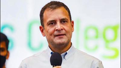 Congress leader Rahul Gandhi. (PTI)