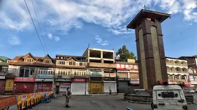 Srinagar’s Lal Chowk area. (HT archive) Srinagar’s Lal Chowk area. (HT archive)