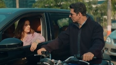 Filhaal 2 Mohabbat: Akshay Kumar and Nupur Sanon in a still from the music video.