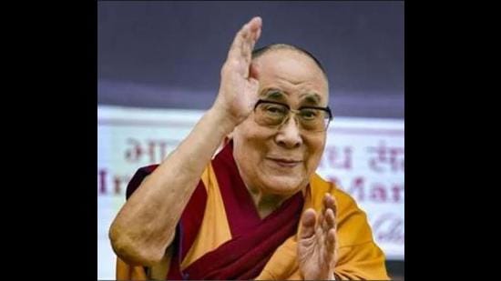 The Dalai Lama says he values the freedom and religious harmony in India. (HT file photo)