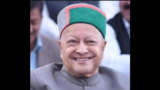 Virbhadra Singh, a Congress leader and former chief minister of Himachal Pradesh, has been hospitalised at Indira Gandhi Medical College (IGMC), Shimla, for two months. He is a nine-time MLA and five-time member of Parliament. (HT file photo)
