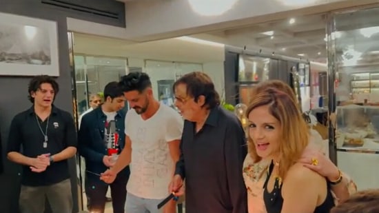 Sussanne Khan shared a video from Zayed Khan’s birthday celebrations.