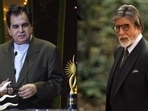 Dilip Kumar and Amitabh Bachchan worked together in Shakti. Dilip Kumar and Amitabh Bachchan worked together in Shakti.