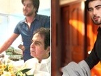 Imran Abbas with Dilip Kumar and Saira Banu. Imran Abbas with Dilip Kumar and Saira Banu.