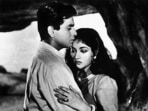 Dilip Kumar in a still from Madhumati.