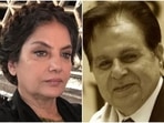 Shabana Azmi paid rich tributes to Dilip Kumar. Shabana Azmi paid rich tributes to Dilip Kumar.