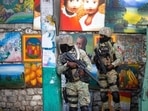 Soldiers patrol in Petion Ville, the neighbourhood where the late Haitian President Jovenel Moise lived in Port-au-Prince, Haiti.(AP) Soldiers patrol in Petion Ville, the neighbourhood where the late Haitian President Jovenel Moise lived in Port-au-Prince, Haiti.(AP)
