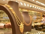 Gold prices had gone above the <span class='webrupee'>₹</span>47,000 mark on July 2.(HT File Photo) Gold prices had gone above the <span class='webrupee'>₹</span>47,000 mark on July 2.(HT File Photo)