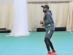 Pakistan captain Babar Azam (in frame) reveals team's reaction to Covid outbreak in England camp. Pakistan captain Babar Azam (in frame) reveals team's reaction to Covid outbreak in England camp.