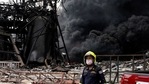 Emergency personnel looks on as smoke rises from a plastic factory after an explosion in Samut Prakan, outside Bangkok, Thailand. (Reuters) Emergency personnel looks on as smoke rises from a plastic factory after an explosion in Samut Prakan, outside Bangkok, Thailand. (Reuters)