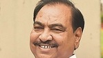 NCP leader Eknath Khadse. (HT file) NCP leader Eknath Khadse. (HT file)