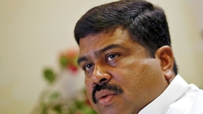 Son of former Union minister of state for surface transport, Debendra Pradhan, Dharmendra was Petroleum Minister in the previous Cabinet. (REUTERS/File)