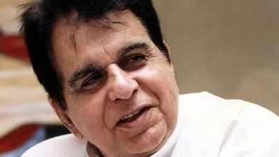 A file photo of veteran actor Dilip Kumar. (ANI)