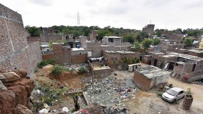As many as 10,000 houses in Khori are to be demolished. (Sanjeev Verma/HT PHOTO) As many as 10,000 houses in Khori are to be demolished. (Sanjeev Verma/HT PHOTO)