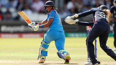 India’s Harmanpreet Kaur. (Reuters)