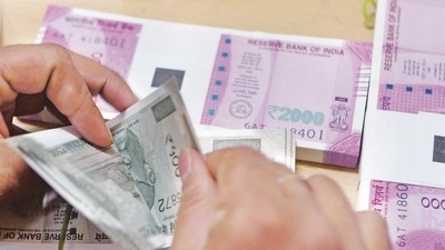 At the interbank foreign exchange, the rupee opened at 74.60 against the dollar, then fell further to 74.70, registering a fall of 15 paise over its previous close. At the interbank foreign exchange, the rupee opened at 74.60 against the dollar, then fell further to 74.70, registering a fall of 15 paise over its previous close.