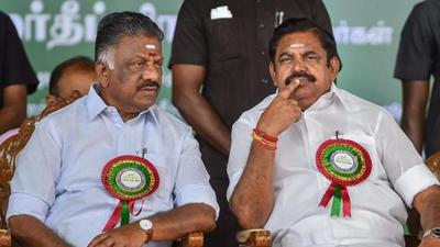 AIADMK spokesperson D Jayakumar initially said the ex-minister’s remarks on the Tamil Nadu election outcome wasn’t a party stand. “Several party members can share their opinions. That’s off-the-record,” he said. Within hours, O Panneerselvam and Edappadi Palaniswami had to issue a joint statement. (PTI) AIADMK spokesperson D Jayakumar initially said the ex-minister’s remarks on the Tamil Nadu election outcome wasn’t a party stand. “Several party members can share their opinions. That’s off-the-record,” he said. Within hours, O Panneerselvam and Edappadi Palaniswami had to issue a joint statement. (PTI)