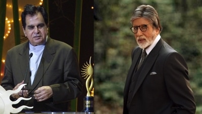 Dilip Kumar and Amitabh Bachchan worked together in Shakti. Dilip Kumar and Amitabh Bachchan worked together in Shakti.