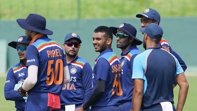 India players during intra-squad match in Sri Lanka. (BCCI)