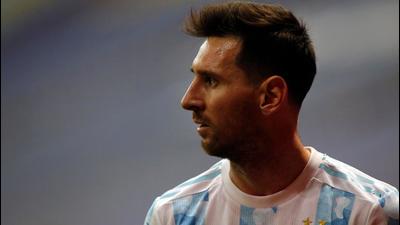 Argentina’s Lionel Messi during the penalty shootout of the Copa America semi-final at Mane Garrincha Stadium in Brasilia on Tuesday. (AFP) Argentina’s Lionel Messi during the penalty shootout of the Copa America semi-final at Mane Garrincha Stadium in Brasilia on Tuesday. (AFP)