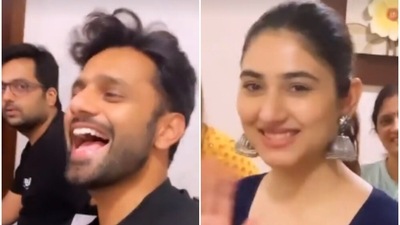Rahul Vaidya and Disha Parmar's wedding preparations has begun. Rahul Vaidya and Disha Parmar's wedding preparations has begun.