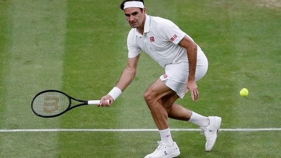 Wimbledon - Switzerland's Roger Federer in action.(REUTERS)