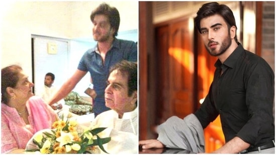 Imran Abbas with Dilip Kumar and Saira Banu. Imran Abbas with Dilip Kumar and Saira Banu.