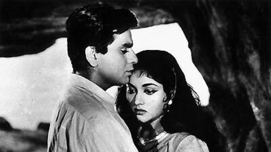 Dilip Kumar in a still from Madhumati.