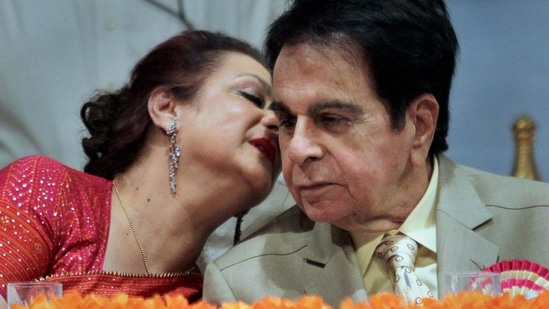 Dilip Kumar and his wife, Saira Banu, had been married for over five decades. (PTI)