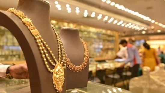Gold prices had gone above the <span class='webrupee'>₹</span>47,000 mark on July 2.(HT File Photo) Gold prices had gone above the <span class='webrupee'>₹</span>47,000 mark on July 2.(HT File Photo)