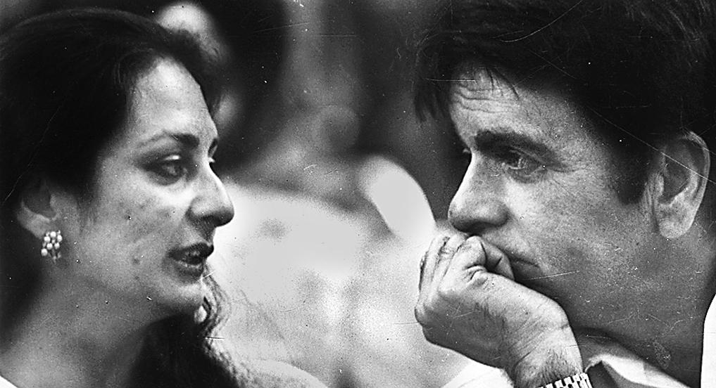 Dilip Kumar and Saira Banu in an undated photograph. (HT Archive) Dilip Kumar and Saira Banu in an undated photograph. (HT Archive)