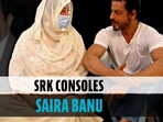 Shah Rukh Khan consoles Saira Banu hours after Dilip Kumar’s death