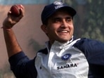 A still of Sourav Ganguly during a fielding drill(Getty Images) A still of Sourav Ganguly during a fielding drill(Getty Images)