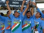 The Indian cricket team that won the 2002 Natwest Trophy under Sourav Ganguly.(Getty Images) The Indian cricket team that won the 2002 Natwest Trophy under Sourav Ganguly.(Getty Images)