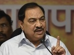 Eknath Khadse said Maharashtra and the entire country is watching what is going on. The case has been probed five times by different agencies.(HT file photo) Eknath Khadse said Maharashtra and the entire country is watching what is going on. The case has been probed five times by different agencies.(HT file photo)