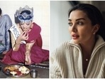 Aishwarya Rai and her mother are seen eating their meals while sitting on a floor, soon after her Miss World win. Aishwarya Rai and her mother are seen eating their meals while sitting on a floor, soon after her Miss World win.