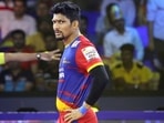 In season 7, Rishank Devadiga pocketed 77 points, far from his best-ever of 170 in season 5. (UP Yoddha/Twitter) In season 7, Rishank Devadiga pocketed 77 points, far from his best-ever of 170 in season 5. (UP Yoddha/Twitter)