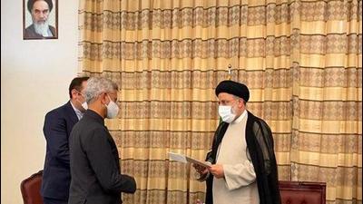 External affairs minister with Iran’s foreign minister Javad Zarif. (Twitter/@DrSJaishankar) External affairs minister with Iran’s foreign minister Javad Zarif. (Twitter/@DrSJaishankar)