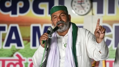 "If they (government) want to talk, they can talk, but no conditions should be imposed,” Rakesh Tikait said. (ANI File Photo ) "If they (government) want to talk, they can talk, but no conditions should be imposed,” Rakesh Tikait said. (ANI File Photo )