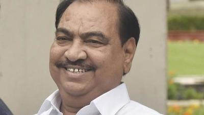 Eknath Khadse. (Anshuman Poyrekar/HT Photo) Eknath Khadse. (Anshuman Poyrekar/HT Photo)