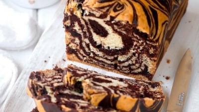 Marble cake: People who were new to baking loved making the marble cake and enjoyed it with their evening tea. (Instagram/@thebakefeed)