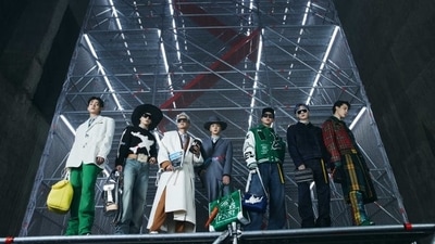 BTS in the Louis Vuitton film (Instagram) BTS in the Louis Vuitton film (Instagram)