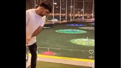 The post about Rashid Khan giving a twist to MS Dhoni's helicopter shot has prompted people to share all sorts of comments. (Instagram/@rashid.khan19)