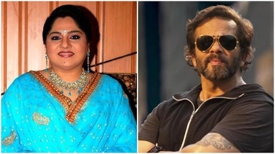 Shagufta Ali and Rohit Shetty Shagufta Ali and Rohit Shetty