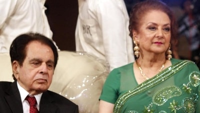 Actor couple Saira Bano and Dilip Kumar. (HT FILE)