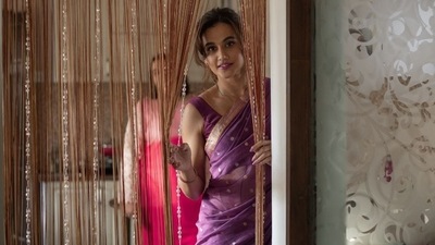 Taapsee Pannu in a still from Haseen Dillruba.